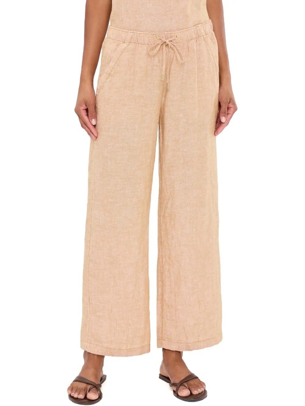 Lilly Pulitzer Brawley Linen Crop Pants NWT Size Medium